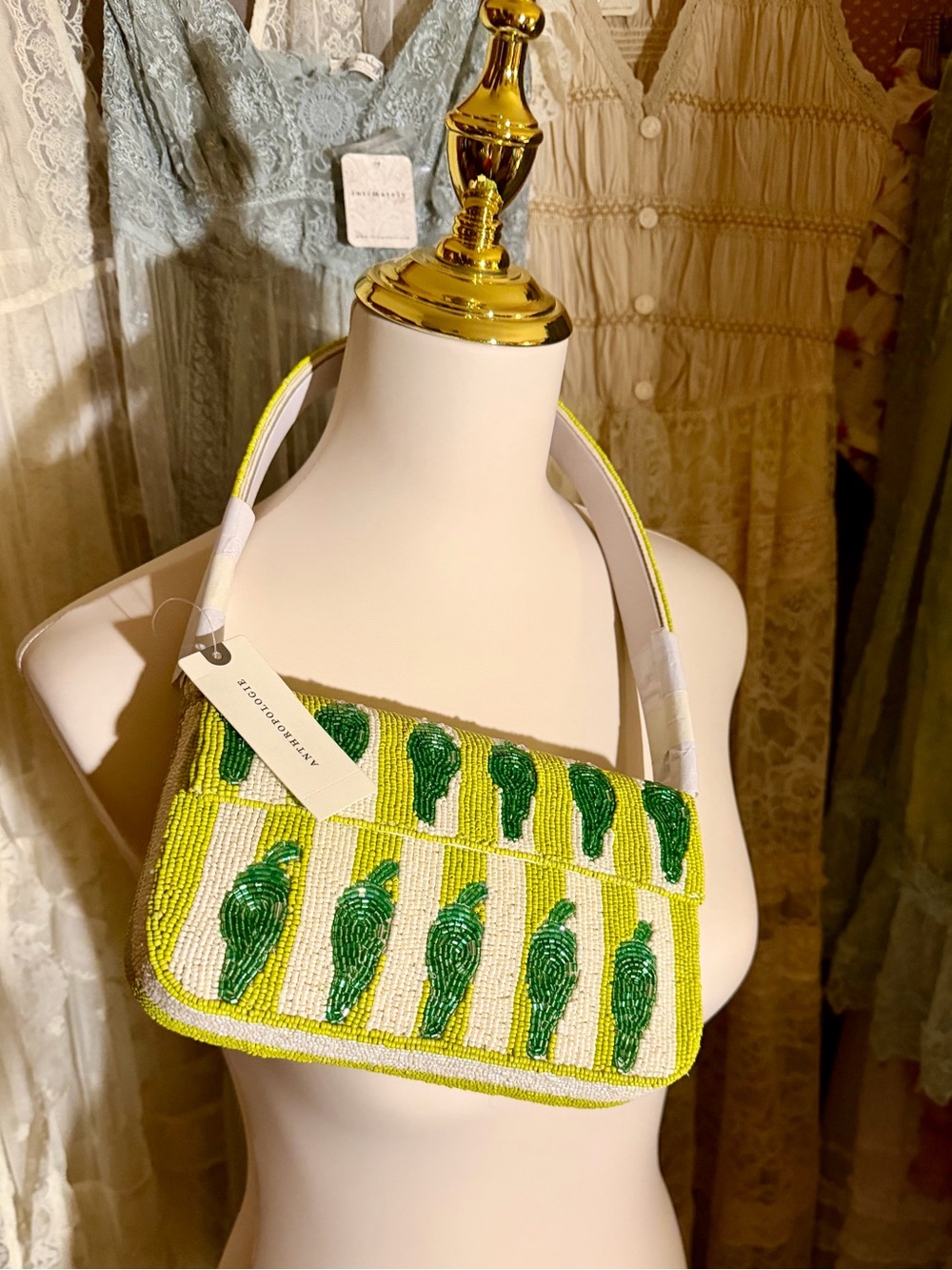 Anthropologie’s The Fiona Beaded Bag Food & Drink Edition